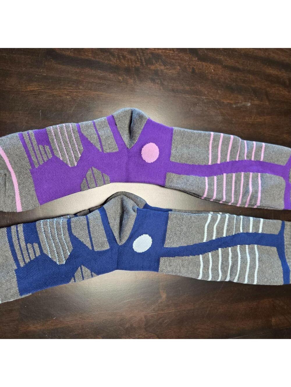 BUY ONE GET ONE Women's Multi and Purple Socks